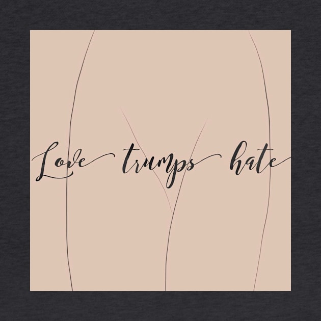 Love trumps hate contemporary art work by penandbea